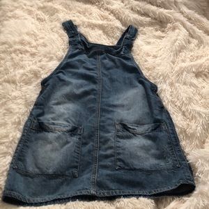 Forever 21 denim jumper dress
